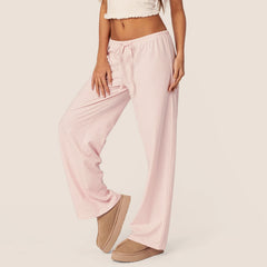 Pantalon de pyjama rayé à cordon de serrage