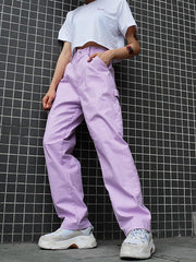 Pantalon ample violet 