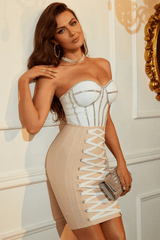 Robe bustier mini Kalina