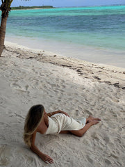 ROBE MAXI CARMENNE IVOIRE