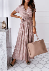 Robe portefeuille à pois | Tailles S à 2XL