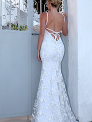 Robe dos nu à col en V 