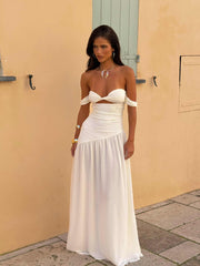 Robe longue Muaii ivoire