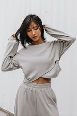 Ensemble deux pièces en pull streetwear