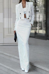 Ensemble robe deux pièces jupe tube