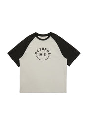T-shirt raglan pieuvre