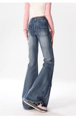 Pantalon micro-évasé style streetwear 