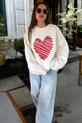 Pull de style streetwear Temperament Love