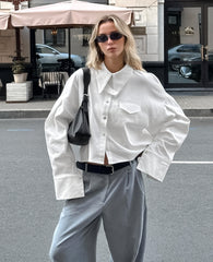 Chemise ample à manches longues pour navetteur