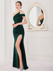 robe de soirée moulante sans bretelles 