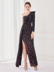 robe de soirée longue et élégante 