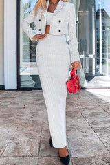 Ensemble robe deux pièces jupe tube