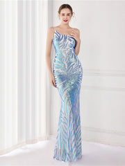 Robe de soirée à paillettes pour célébrités 
