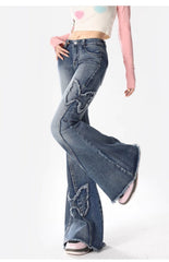 Pantalon micro-évasé style streetwear 
