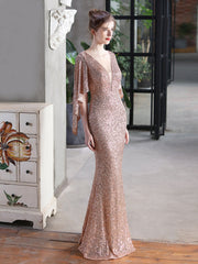 robe de soirée élégante ailes d'ange 