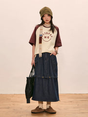 T-shirt raglan pieuvre