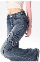 Pantalon micro-évasé style streetwear 