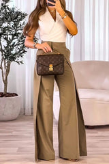 Pantalon de costume vert slim