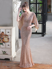 robe de soirée élégante ailes d'ange 