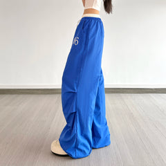 Pantalon de sport imprimé à cordon de serrage