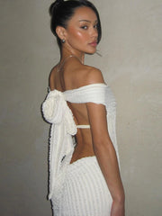 Robe de soirée bustier patchwork à lacets