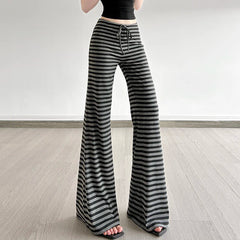 Pantalon bootcut rayé Homewear