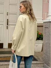 Trench-coat patchwork taille haute