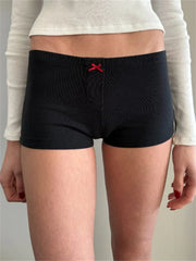Short en jean imprimé étoiles