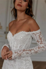 Robe de vacances à manches longues en dentelle brodée