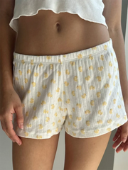 Short punk à pois et nœud