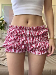 Short de vacances à rayures patchwork