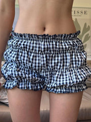 Short de vacances à rayures patchwork