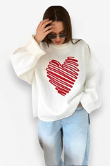 Pull de style streetwear Temperament Love
