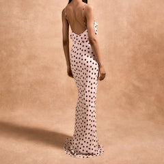 Robe de vacances à pois fleuris en 3D