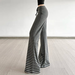 Pantalon bootcut rayé Homewear