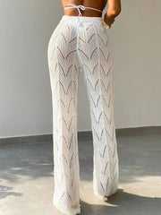 Pantalon de plage en maille ajourée
