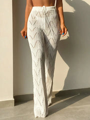 Pantalon de plage en maille ajourée