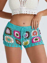 Short de plage ajouré