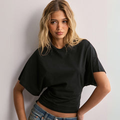 T-shirt décontracté à manches larges