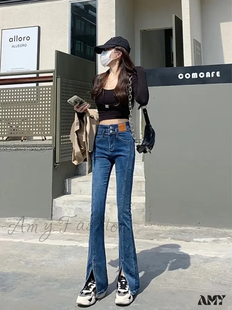 Amy Fashion - Vintage Harajuku Teenagers Y2K Aesthetic Clothing Autumn Baggy Clothes For Women’s