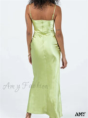 Amy Fashion - Women Sling Bodycon Flower Embroidery Sleeveless Spaghetti Strap Cocktail Summer
