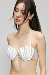 Ensemble bikini coquillage perle