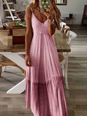 Robe débardeur dégradée à col V 