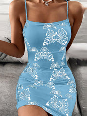 Robe nuisette imprimée moulante et sexy 