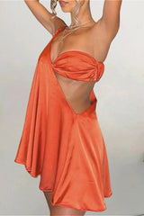 Robe de soirée moulante sexy à épaules dénudées et découpes