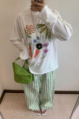 Breathable Loose Floral Cover Up