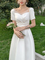 Robe de soirée française simple 