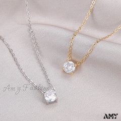 New Arrival Trendy White Diamond Necklaces