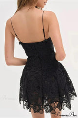Strapless Lace Embroidery Sexy Party Dress