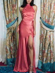 Robe de demoiselle d'honneur de mariage chinoise vintage Cheongsam 
